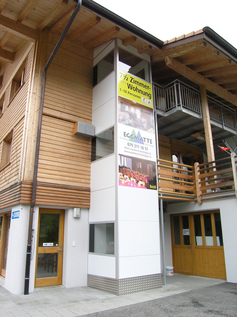 Lift aussen auf Balkon bei Ferienhaus Lift aussen auf Balkon bei Ferienhaus